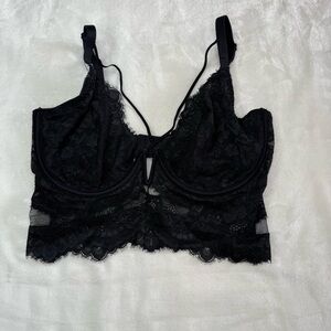 La senza Black Lace Bralette